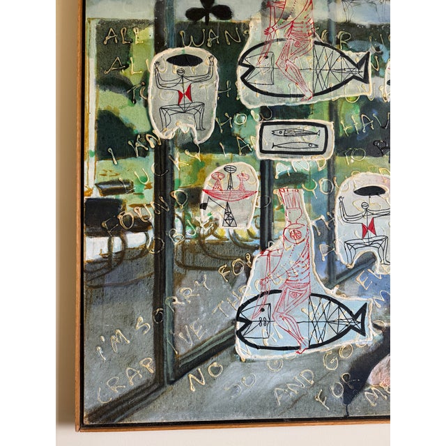 Walter Myers “Furmaid” Large-Scale Figurative Oil on Canvas, Signed and Dated 2007 For Sale In Detroit - Image 6 of 11