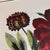 Paper Large Botanical Original Lithographs Vibrant Color in Gold Gilt Frames Set of 2 Red Floral For Sale - Image 7 of 13