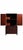 Contemporary Late 20th Century Barbara Barry for Baker Furniture Mahogany Armoire For Sale - Image 3 of 4