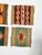 Rustic Vintage Southwestern Wool Textile Coasters, Set of 4, Handwoven Kilim Style For Sale - Image 3 of 7