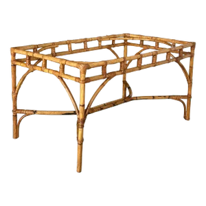 1950’s Coastal Italian Bamboo Dining Table