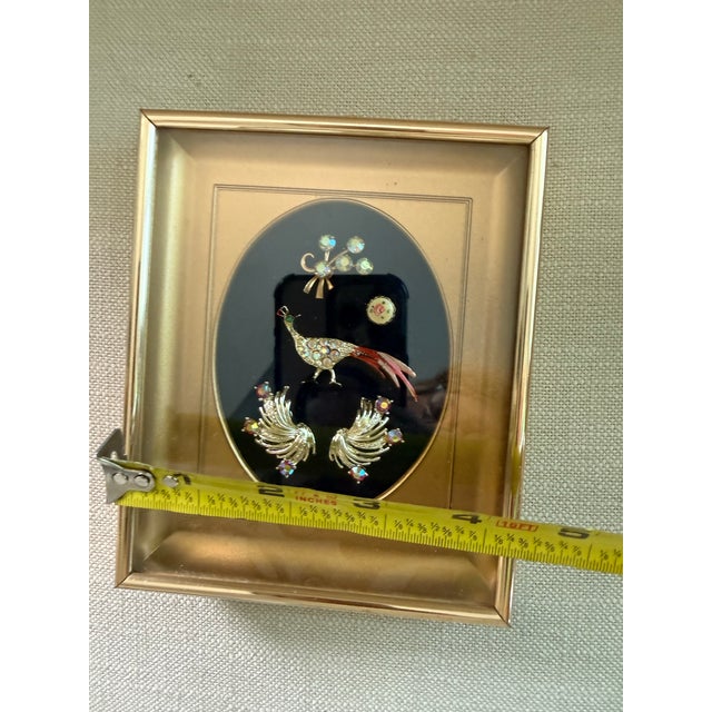 1970s Vintage Jewelry Shadowbox Display For Sale - Image 5 of 9