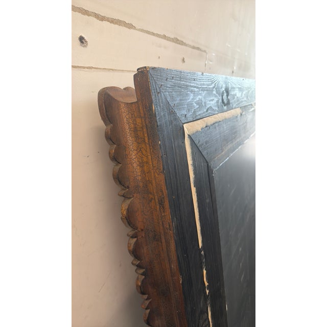 Baroque Monumental Vintage Baroque Carved Mirror — 88” × 65” | Statement Piece For Sale - Image 3 of 3