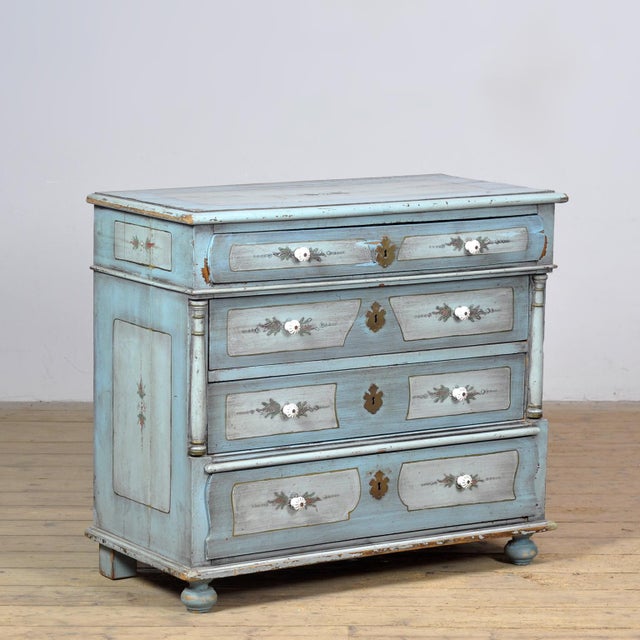 Gustavian (Swedish) Gustavian Chest of Drawers, 1870 For Sale - Image 3 of 16