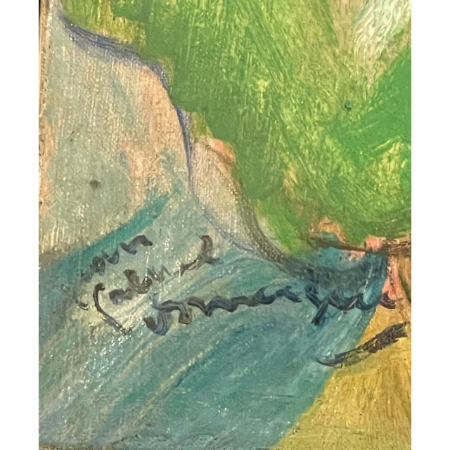 Jean-Gabriel Domergue, Black Gloves, 1950s, Oil on Canvas, Framed For Sale - Image 9 of 12