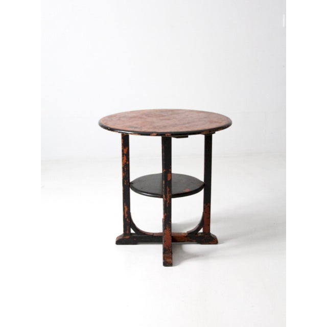 Antique Round Accent Table Chairish