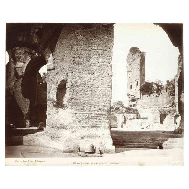 Ludovico Tuminello, Baths of Caracalla, Vintage Photograph, Early 20th Century For Sale