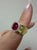 1980s Agl Certified Burma Ruby, Yellow Diamond and Diamond Ring, Size 5.25 For Sale - Image 10 of 10
