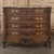 French 19th Century French Walnut Commode With Rouge Marble Top For Sale - Image 3 of 17