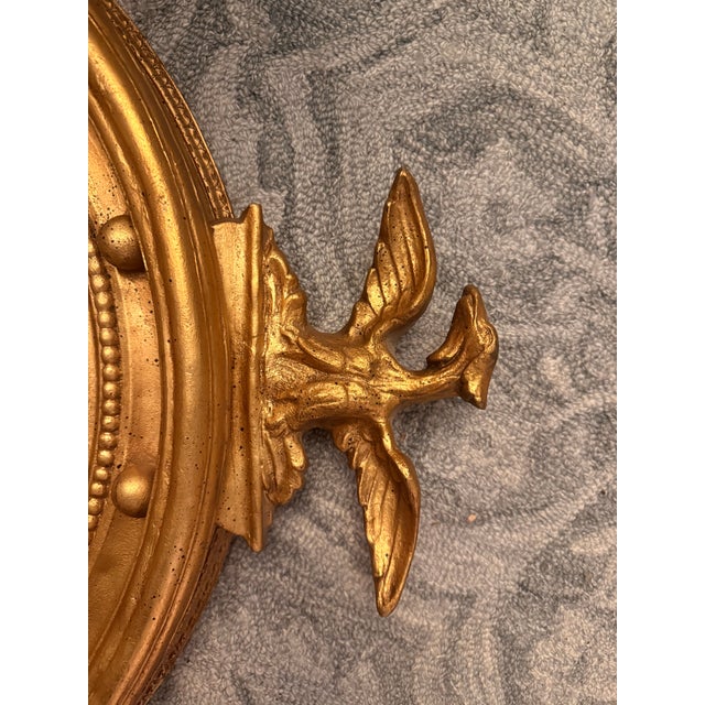 Large Vintage Federal Eagle Mirror With 13 Colony Balls, 25" X 33" For Sale - Image 4 of 7