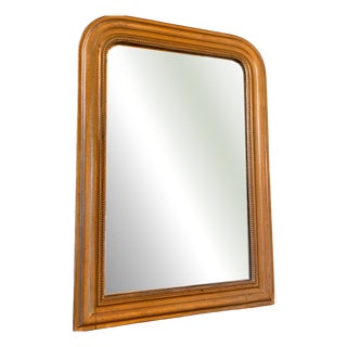 Louis Philippe Mirror in Stuccoed and Gilded Wood For Sale
