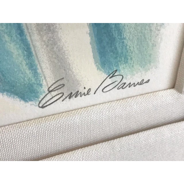 American 1980s Ernie Barnes Signed and Numbered Lithograph, Framed For Sale - Image 3 of 12