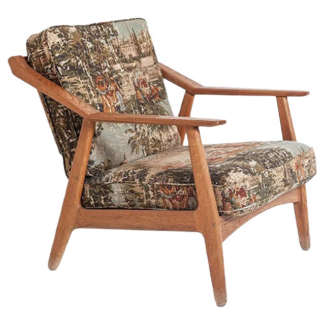 Danish Teak Lounge Chair by Brockmann-Petersen, 1950s For Sale