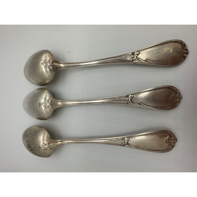 Metal 19th Century French l'Alfénide Christofle/Charles Halphen Silver-Plate Flatware With Ladle For Sale - Image 7 of 18