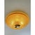 Venetian Lens Amber Graniglia Murano Glass Flush Mount by Simoeng for Simoeng For Sale - Image 6 of 7