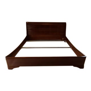 Grange Furniture French Cherry Louis Philippe Style King Size Bed C1990s For Sale