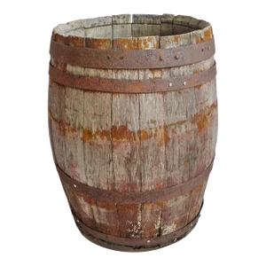 Antique Wood Barrel