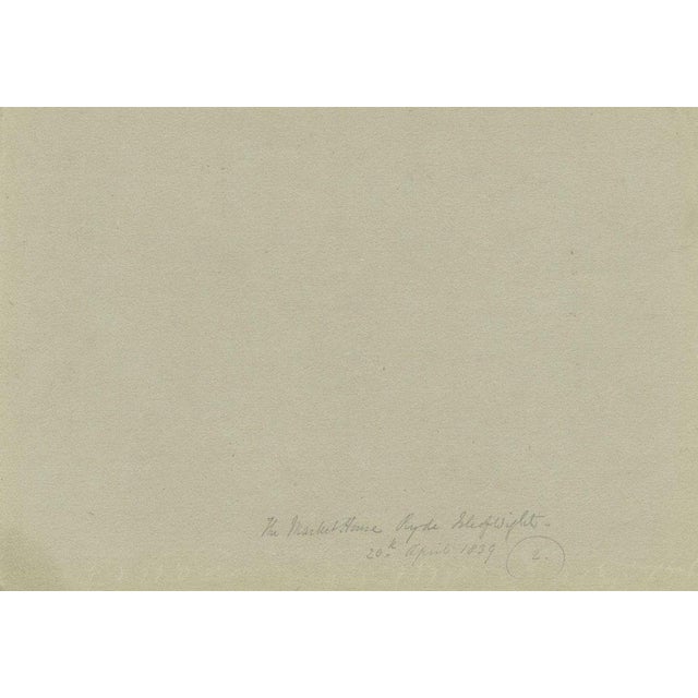 Monro, The Market House, Ryde, Isle of Wight, 1839, Graphite Drawing For Sale - Image 3 of 4