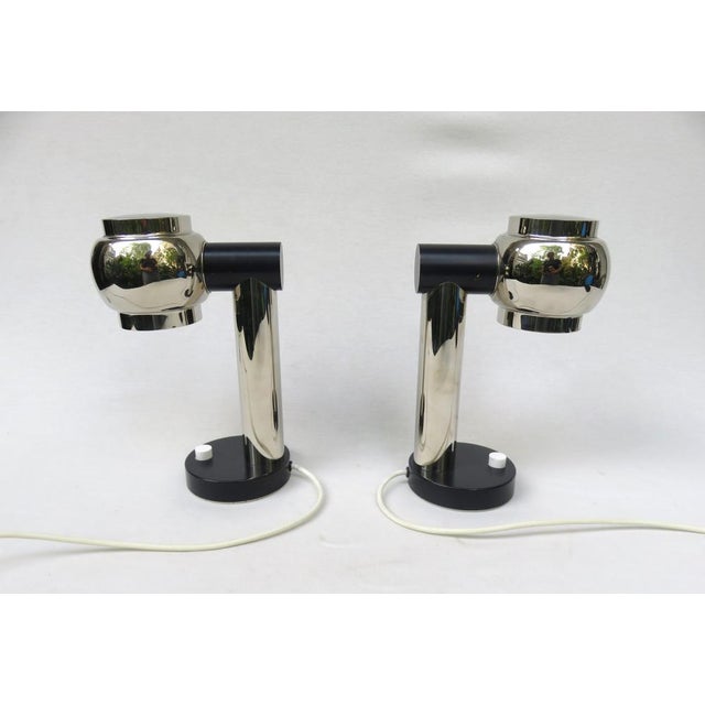 Small Italian Table Lamps in Brass, 1970s, Set of 2 For Sale - Image 4 of 18