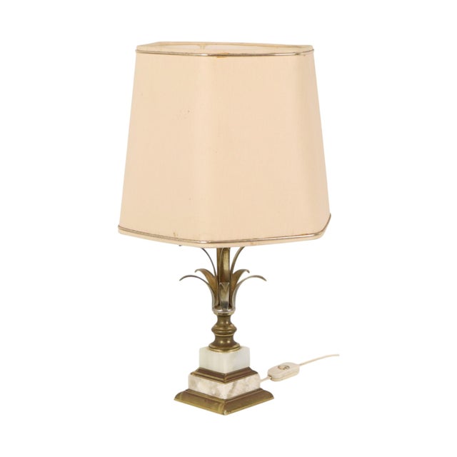 Vintage Palm Tree Pineapple Table Lamp from Massive, 1970s For Sale - Image 10 of 18