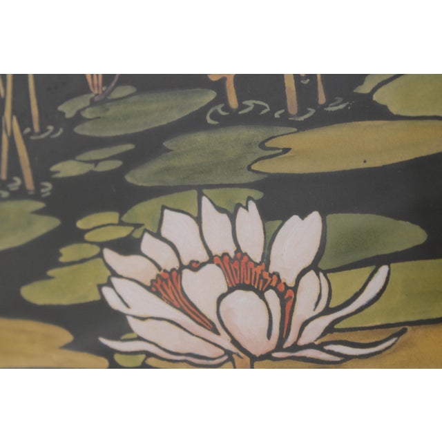 Kathleen West Mission Oak Waterlilies Framed Print For Sale In Philadelphia - Image 6 of 13