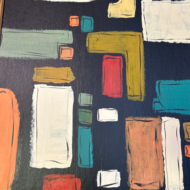 Contemporary original Stephen Heigh abstract painting. Signed and framed. Measures 24x36 or 28.5x40.5 framed. Check out my...