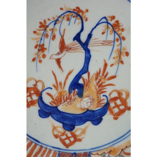 Antique Japanese Meiji Imari Porcelain Scalloped Edge Bonsai Tree Bowl For Sale - Image 11 of 13
