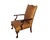 Stunning Antique English Gainsborough Style Library Armchair. This piece has incredible detail and design. It features a...