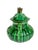 Vintage French Provincial Glazed Green Terracotta 2 Handle Pot With Lid For Sale - Image 4 of 16
