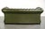 Chesterfield 2.5-seater Sofa in Green Cowhide Leather For Sale - Image 3 of 14