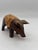 Folk Art Vintage Hand-Carved Wood Pig Folk Art Sculpture For Sale - Image 3 of 10