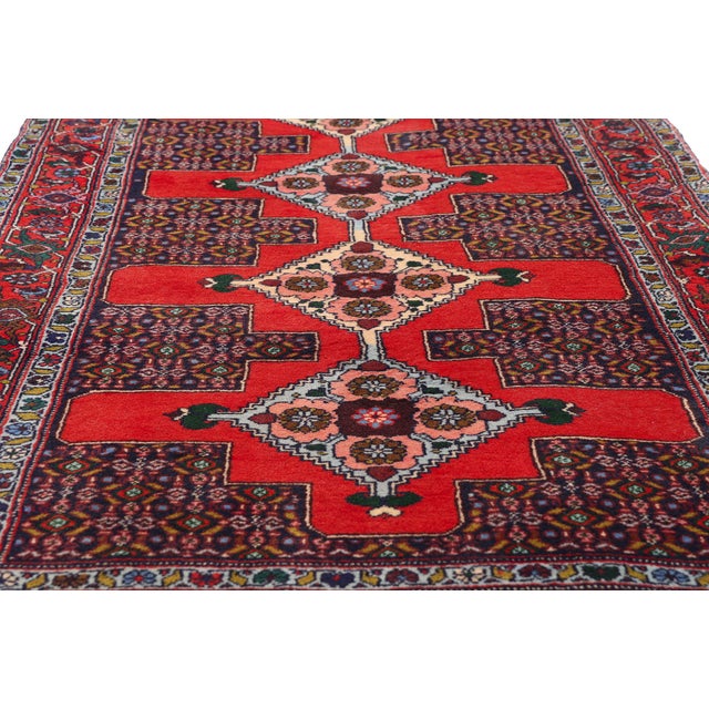 Late 19th Century Late 19th Century Persian Senneh Rug, 02'10 X 12'10 For Sale - Image 5 of 10