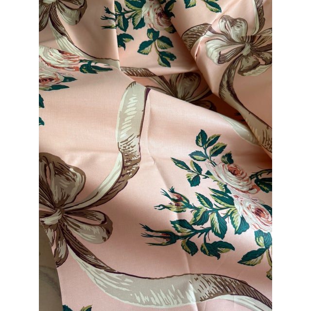 Rose Cummings- Cumming Rose Chintz Fabric-2 Yards-100% Cotton For Sale - Image 4 of 8