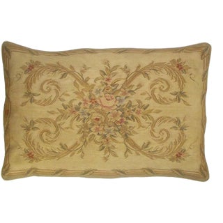 Aubusson Floral Throw Pillow For Sale
