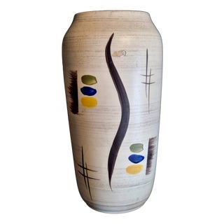 Mid-Century German Ceramic Vase, 1950s For Sale
