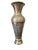 Indian Pair of Large Mid-Century Indian Etched Brass Vases For Sale - Image 3 of 11