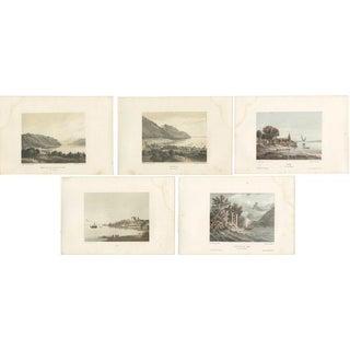 Morel, Switzerland, 1850, Paper, Set of 5 For Sale