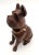 Mid 20th Century German Wood Chiseled Dog Figurine For Sale - Image 11 of 11