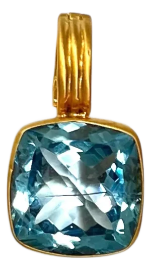 Blue Topaz Enhancer, (34 ct Blue Tooaz)