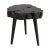 2020s Organic Modern Black Lychee Living Edge Accent Table For Sale - Image 5 of 10