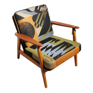 Danish Plåndrun Lounge Chair For Sale