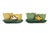 Green Set of 2 Vintage McCoy Planters - Birds and Tulips Double Planters For Sale - Image 8 of 14