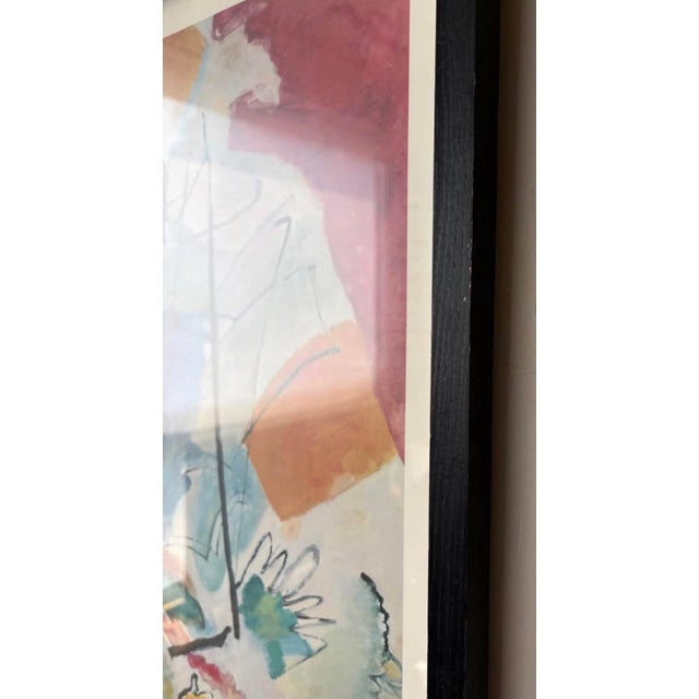 Large Framed Wassily Kandinsky Exhibition Poster Print in Black Frame For Sale - Image 9 of 9