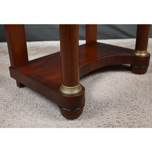 Wood Empire Mahogany Living Room Cabinet, 1900s For Sale - Image 7 of 15