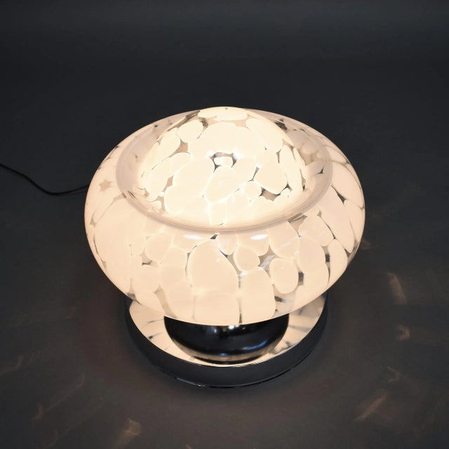 Italian Murano Glass Table Lamp, 1970s For Sale - Image 4 of 10