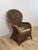 Coastal Wicker Rattan Chair Vintage Beach Scene Cushion Boho Accent Outdoor For Sale - Image 4 of 10