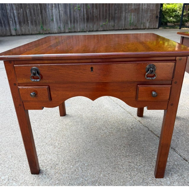 Late 20th Century Late 20th Century Bob Timberlake #833-946 for Lexington Solid Cherry Lamp End Side Tables – Pair For Sale - Image 5 of 18
