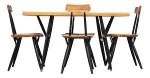 Pirkka Table by Ilmari Tapiovaara for Laukaan Puu