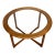 A.h. McIntosh Round Teak & Glass Coffee Table For Sale