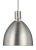 Metal Sean Lavin by Visual Comfort Studio Brynne Medium LED Pendant, Satin Nickel For Sale - Image 7 of 10
